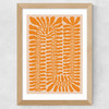 One Hundred Leaved Plant X Wide Oak Frame