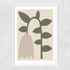 Tulip by Alisa Galitsyna Narrow White Frame