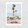 Pink Palm Springs Unframed Print
