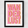 Wanderlust Wide Black Frame