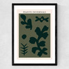 Piante Invernali Green Medium Black Frame