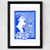 Lady Day Wide Black Frame