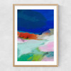 Blaue Landschaft II Narrow Oak Frame
