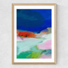Blaue Landschaft II Medium Oak Frame