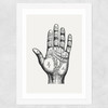 Palmistry Wide White Frame