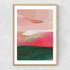 Green and Pink Abstract II
