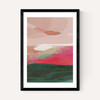 Green and Pink Abstract II