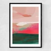 Green and Pink Abstract II