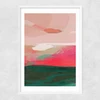 Green and Pink Abstract II