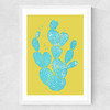 Desert Blue Medium White Frame