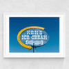 New Mexico Ice Cream Medium White Frame