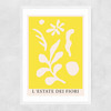 L'Estate dei Fiori Narrow White Frame
