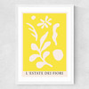 L'Estate dei Fiori Medium White Frame