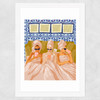 Ladies Only Club Wide White Frame