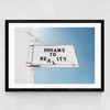 Dreams to Reality Medium Black Frame