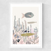 Life Under the Sea Medium White Frame
