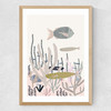 Life Under the Sea Medium Oak Frame
