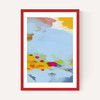 Red Poppies Field Abstract I
