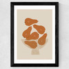 Pear Bowl Wide Black Frame