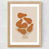 Pear Bowl Wide Oak Frame