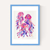 Magenta Jellyfish