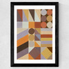 Geometric Shapes & Colors I Wide Black Frame