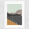 Fly Fisherman Wide White Frame