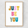 Just Be You Narrow Oak Frame
