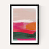 Green and Pink Abstract III