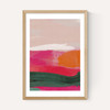 Green and Pink Abstract III