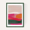 Green and Pink Abstract III