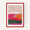 Green and Pink Abstract III