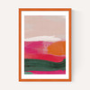 Green and Pink Abstract III