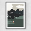 Alpine Tarn Hiker Narrow Black Frame