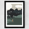 Alpine Tarn Hiker Wide Black Frame