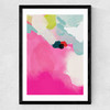 Lune Pink Sky III Medium Black Frame