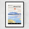 Mount Fuji Spring Narrow Black Frame