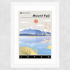 Mount Fuji Spring Wide White Frame