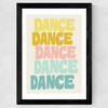 Dance by apricot+birch Wide Black Frame