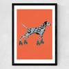 Dalmatian With Rollerskates