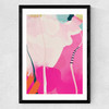 Lune Pink Sky II Medium Black Frame