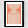 Abstract Rainbow Circle Terracotta