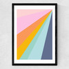 Colourful Space Medium Black Frame