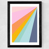 Colourful Space Wide Black Frame