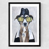 Greyhound Rock Medium Black Frame