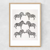 Oak-Zebras Narrow Oak Frame