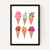 Rainbow IceCream Cones