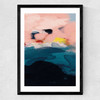 Abstract Landscape I Medium Black Frame
