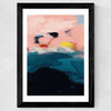 Abstract Landscape I Wide Black Frame