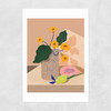 Flowers Lemon Papaya